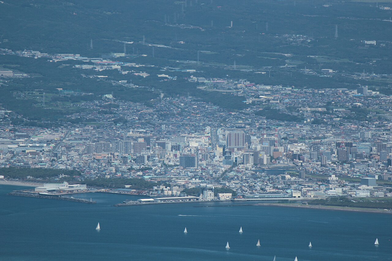 沼津市街の風景