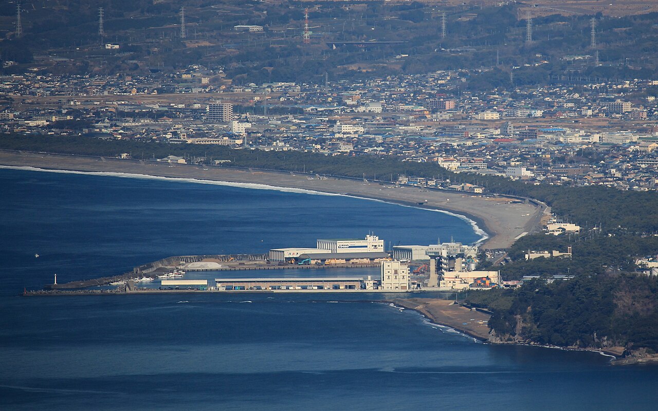 沼津港(発端城山から望む)