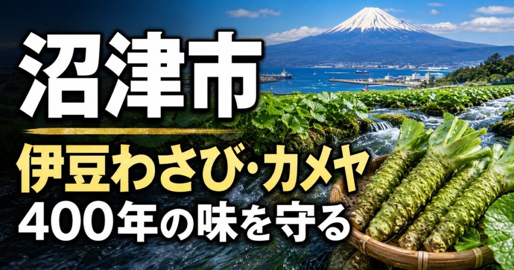 伊豆とわさびの深い関係とは？カメヤ食品が守る400年の味