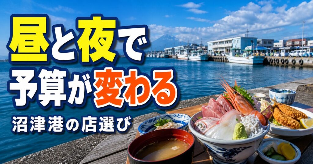 沼津港でランチと夜の予算が変わる店はどこか