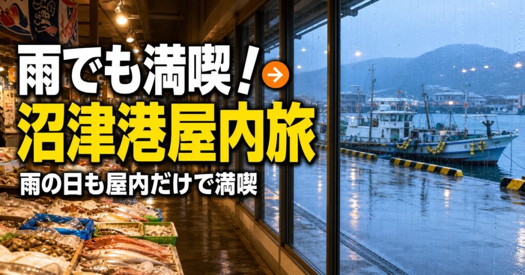 沼津港を雨の日でも満喫！屋内だけで回るモデルコース