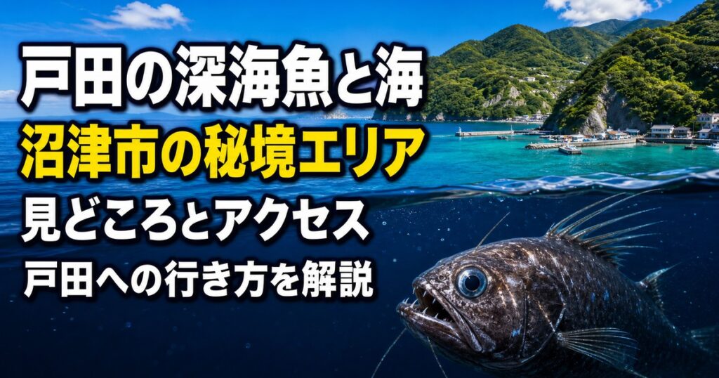 戸田（へだ）の深海魚と海｜沼津市の秘境エリアへの行き方