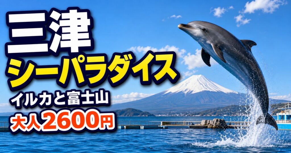 沼津市の三津シーパラダイス完全ガイド｜料金・所要時間・行き方